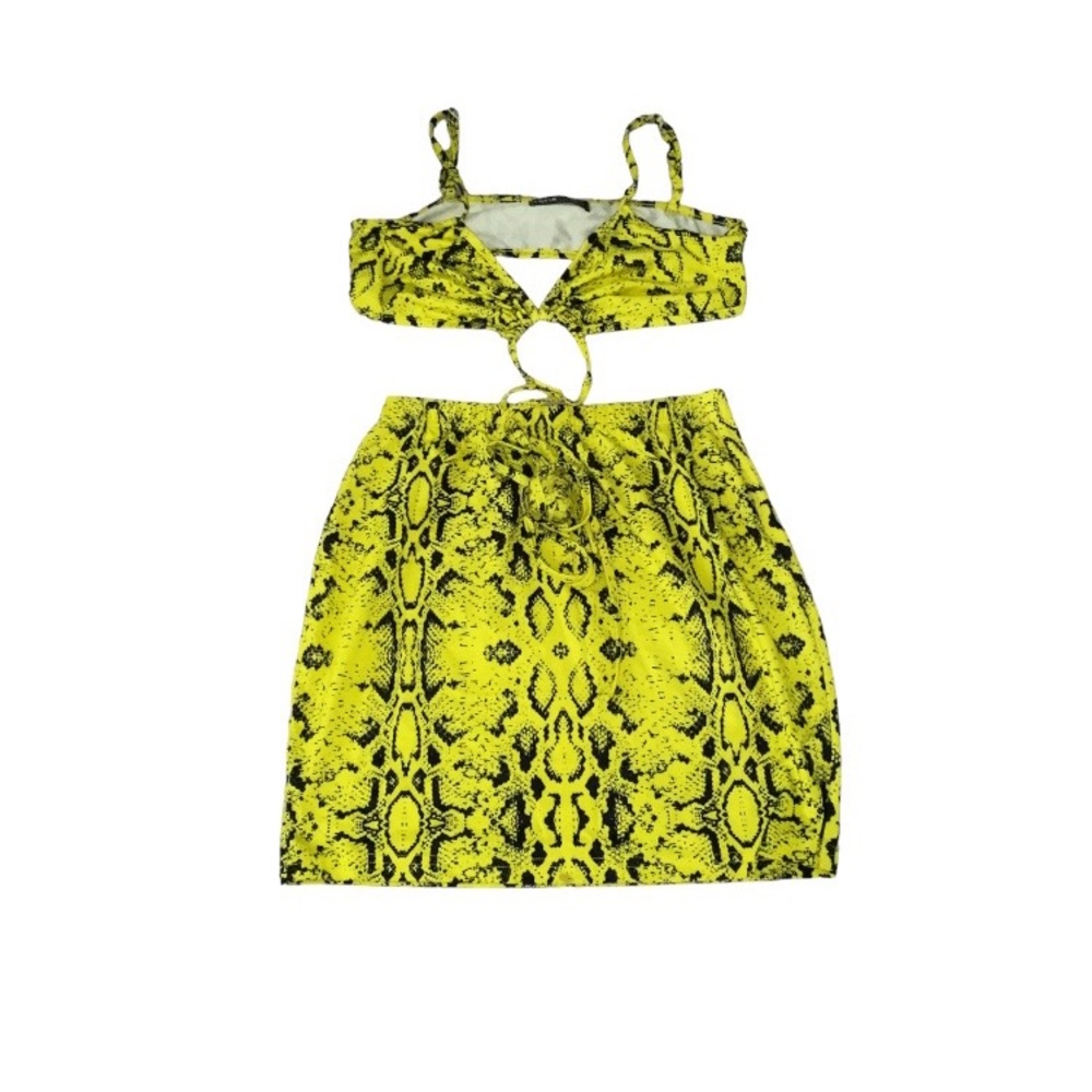Tie Front Cami Top and Skit Set
